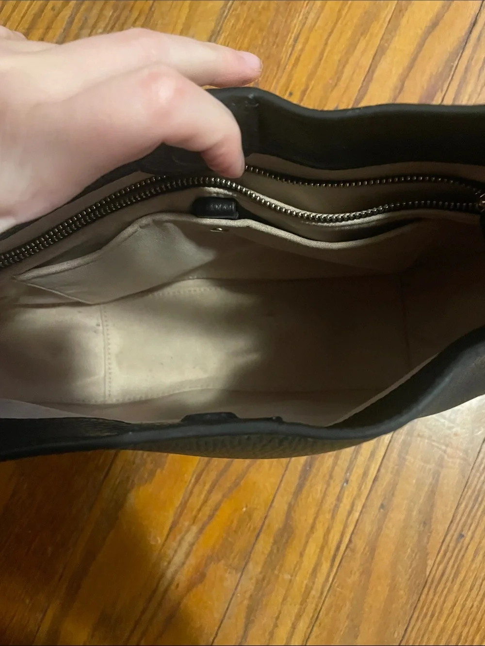 Kate Spade Black Pebbled Genuine Leather Shoulder Hobo | Gold Hardware - Picture 3 of 5